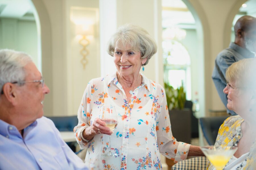 Seniors Socializing